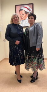Panie Prof. Ewa Borowiak i Przewodnicząca ORPiP Mgr Mirosława Olejniczak